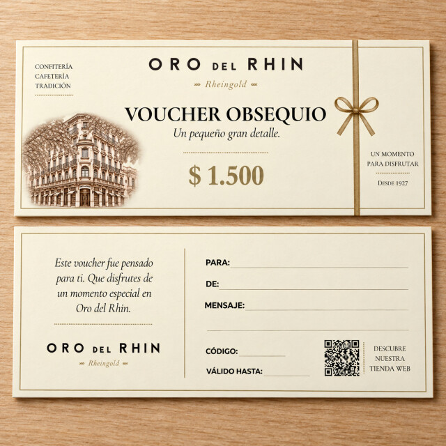 Voucher Obsequio 1500$ Voucher Obsequio 1500$