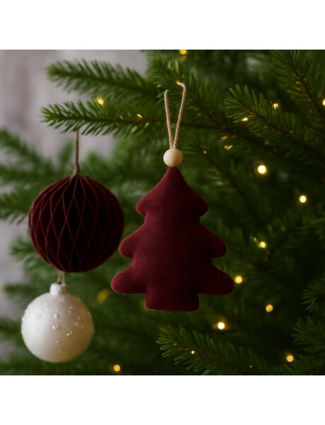 ADORNO COLGANTE ARBOL NAVIDAD 10x8CM VERDE/ROJO ADORNO COLGANTE ARBOL NAVIDAD 10x8CM VERDE/ROJO
