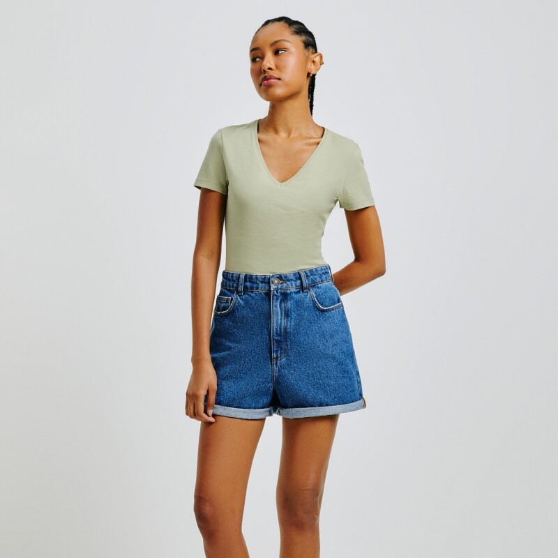 BLUSA MM FEM VERDE MEDIO