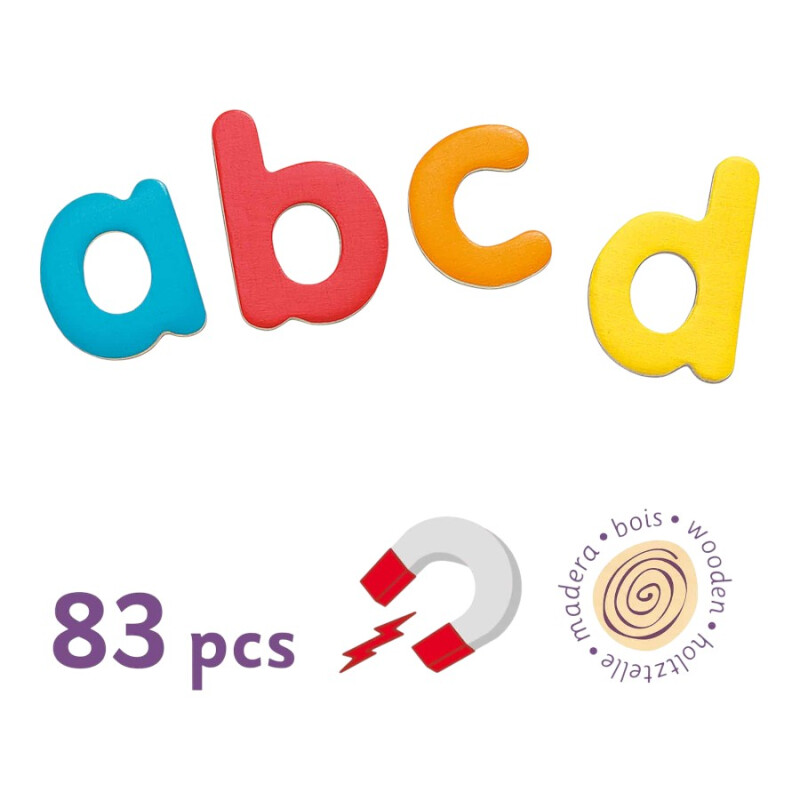 Juego Letras Magnéticas 83 Piezas Djeco Juego Letras Magnéticas 83 Piezas Djeco