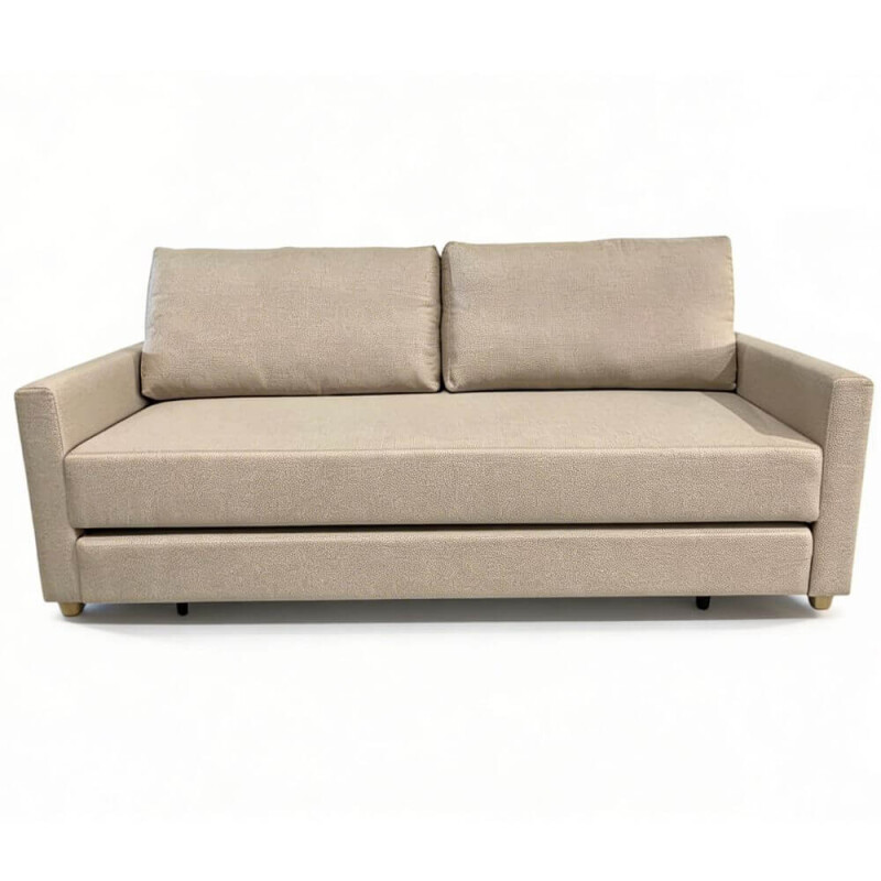 Sofá Cama Toledo 2.10m Lino Beige | Espuma D26 + Eucaliptus | Cama Auxiliar Incluida Sofá Cama Toledo 2.10m Lino Beige | Espuma D26 + Eucaliptus | Cama Auxiliar Incluida