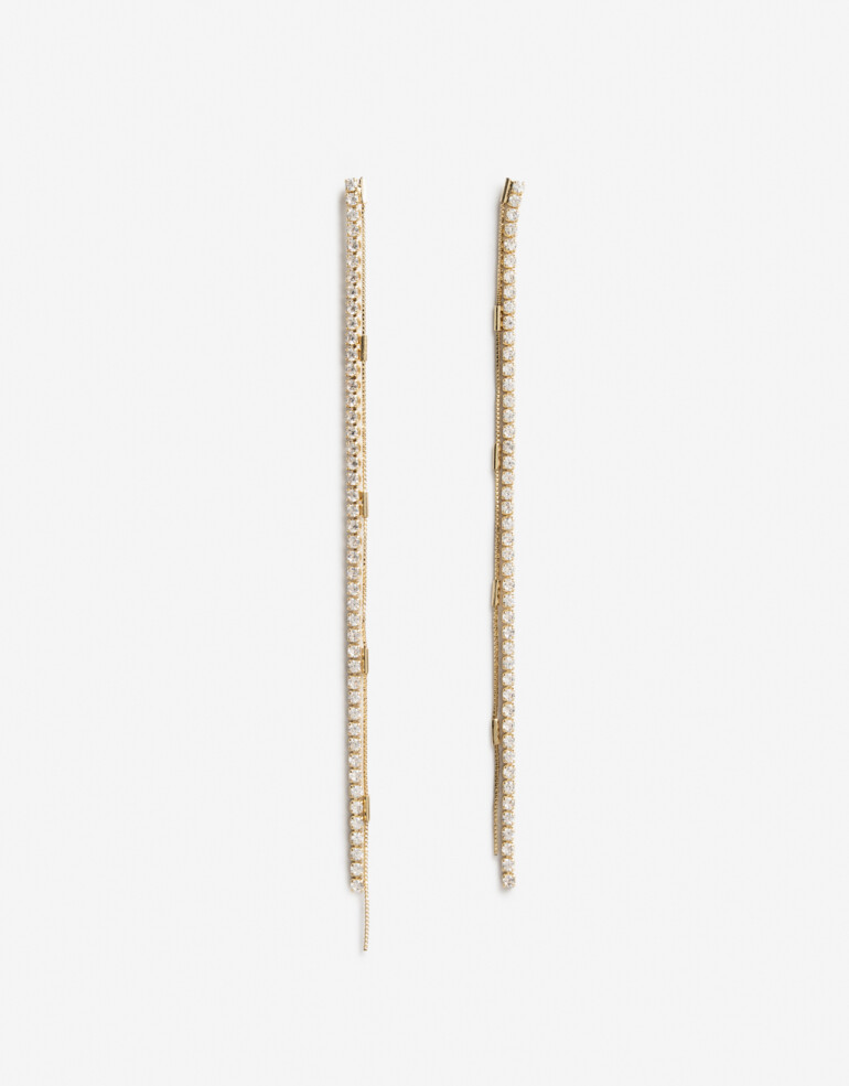 Aros Colgantes Largos Bride To Be Aros Colgantes Bride To Be - Cristal