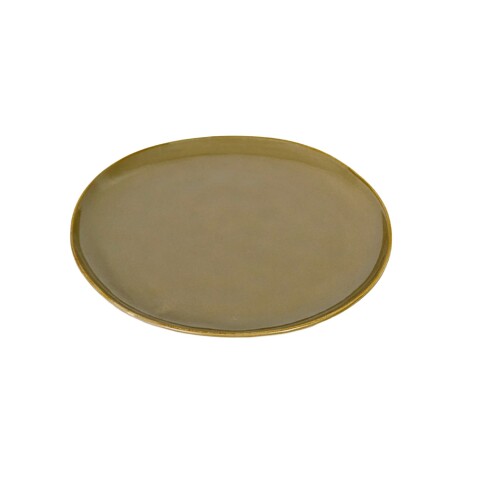 PLATO PLAYO CERAMICA BEIGE 27CM Unica