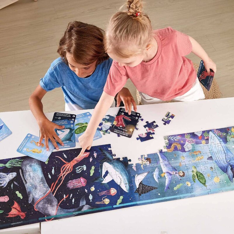 Puzzle Mágico Hape 200 Piezas Océano