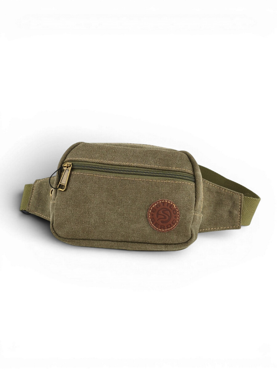 Riñonera de Lona Premium - Verde 