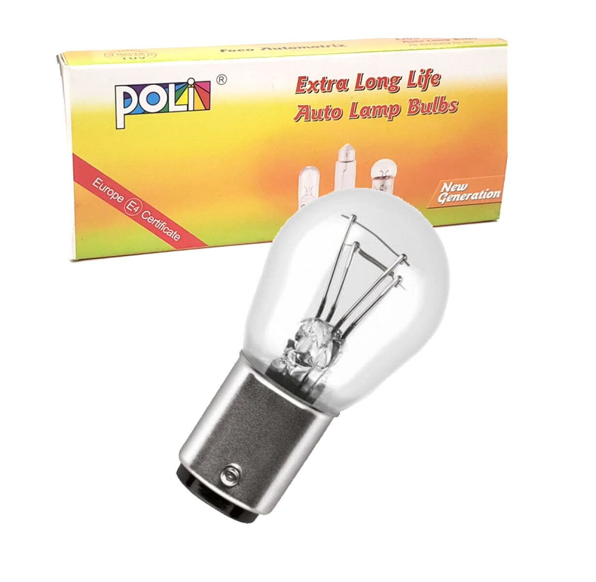 LAMPARA - BAYONETA 12V 21/5W BAY15D 3CP PATA DESPAREJA POLY 
