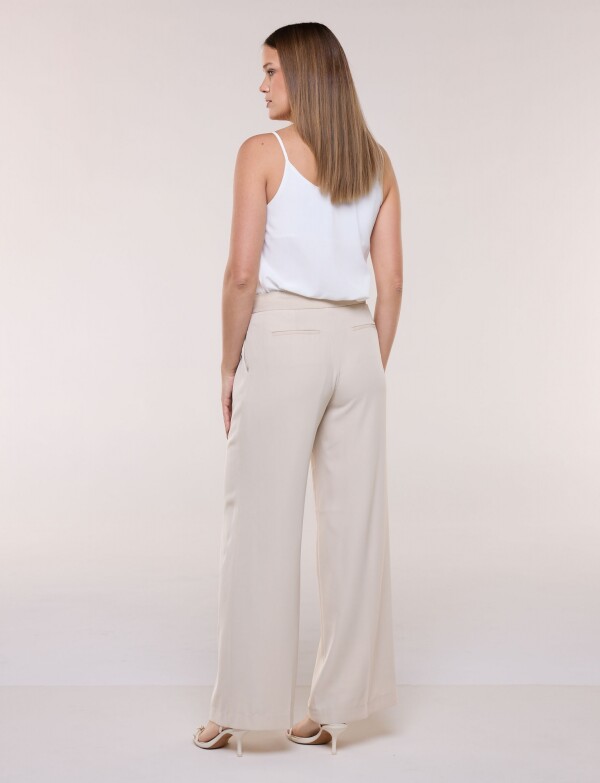 Pantalon Wide Leg BEIGE