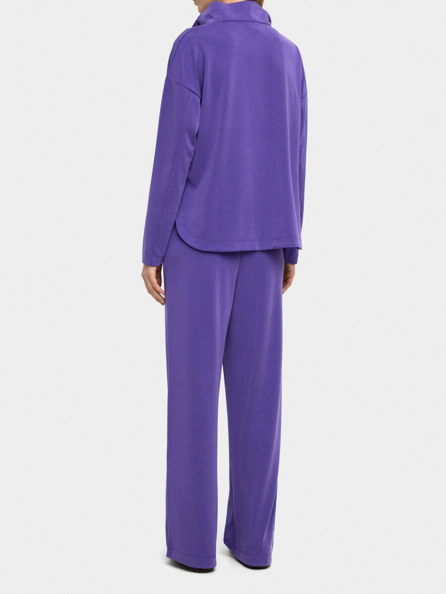 Pantalón Con Cintura Elástica Tacto Suave violeta