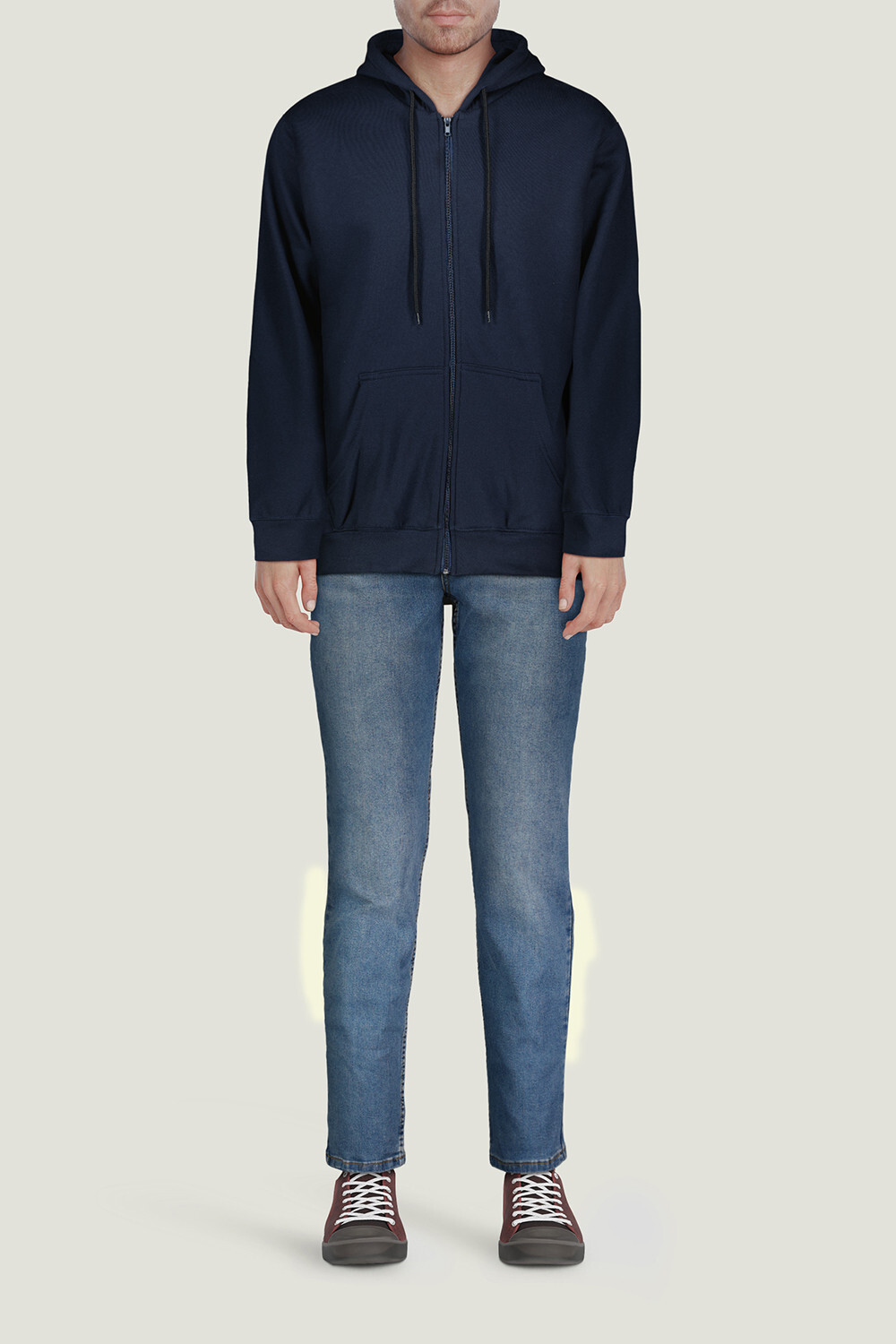 Campera Deportiva Yunkuan 5080 Azul Marino