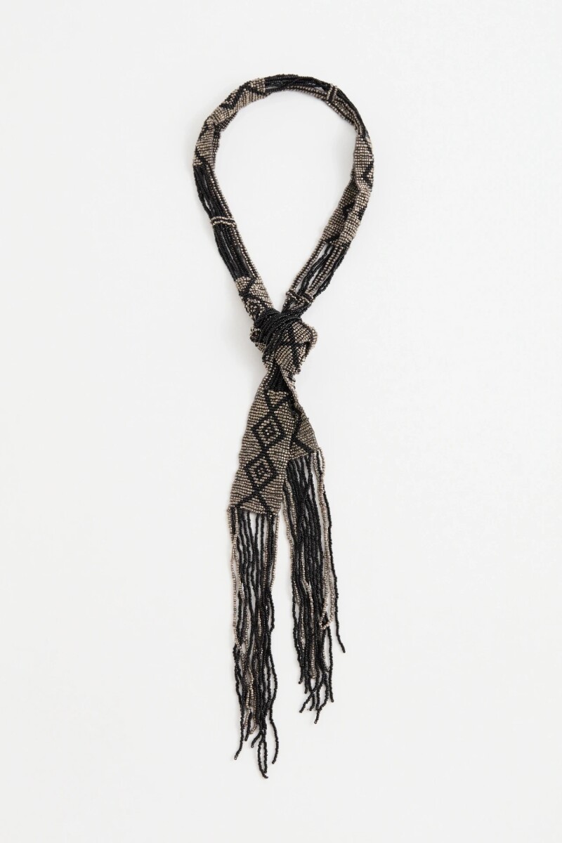 Collar Illia Bead Plata Vieja