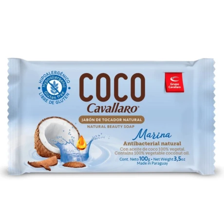 JABON DE TOCADOR COCO CAVALLARO 100 GR MARINE JABON DE TOCADOR COCO CAVALLARO 100 GR MARINE
