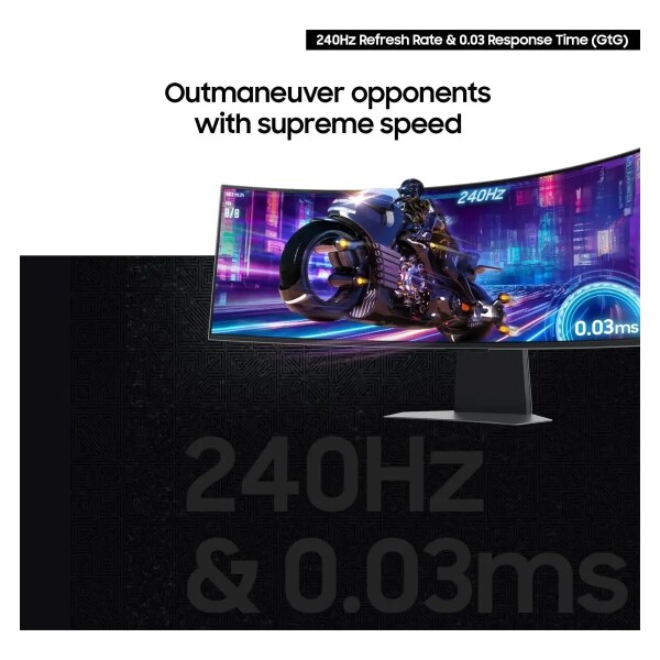 Monitor Gamer Samsung Odyssey G9 49` Oled Dqhd 240hz MONITOR SAMSUNG ODYSSEY G9 49" 956 240HZ