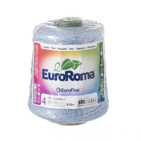 Euroroma algodón Colorido manualidades azul bebe
