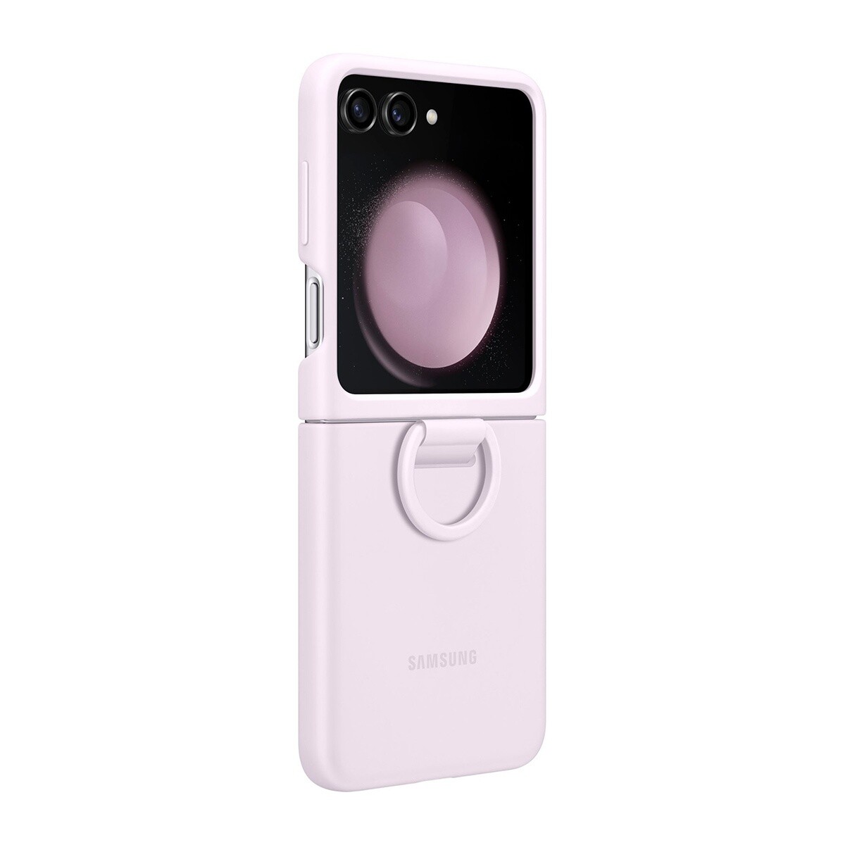 Protector Case Silicone w/ Ring con Anillo para Samsung Galaxy Z Flip 5 | Original Samsung Violeta