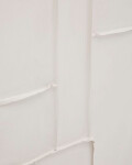 Cuadro Klis de lino con formas geométricas blanco 60 x 90 cm