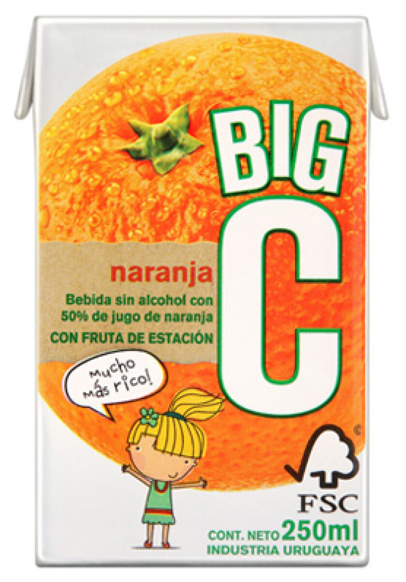 Jugo Big C 200ml Naranja 