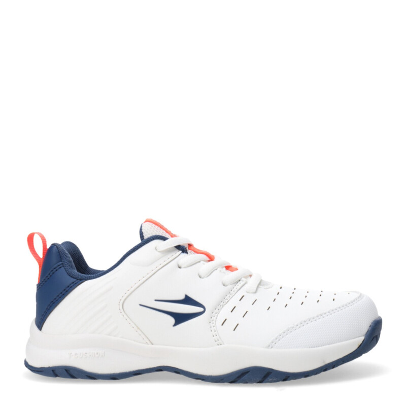 Championes Infantiles Topper Rod II Kids Blanco - Azul marino - Coral