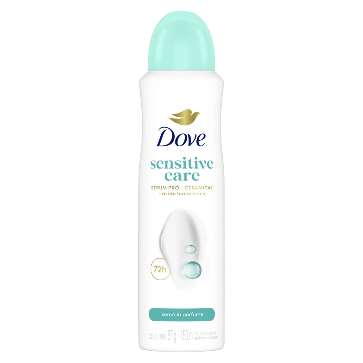 Desodorante Dove Aerosol Sensitive 72h 150ml 