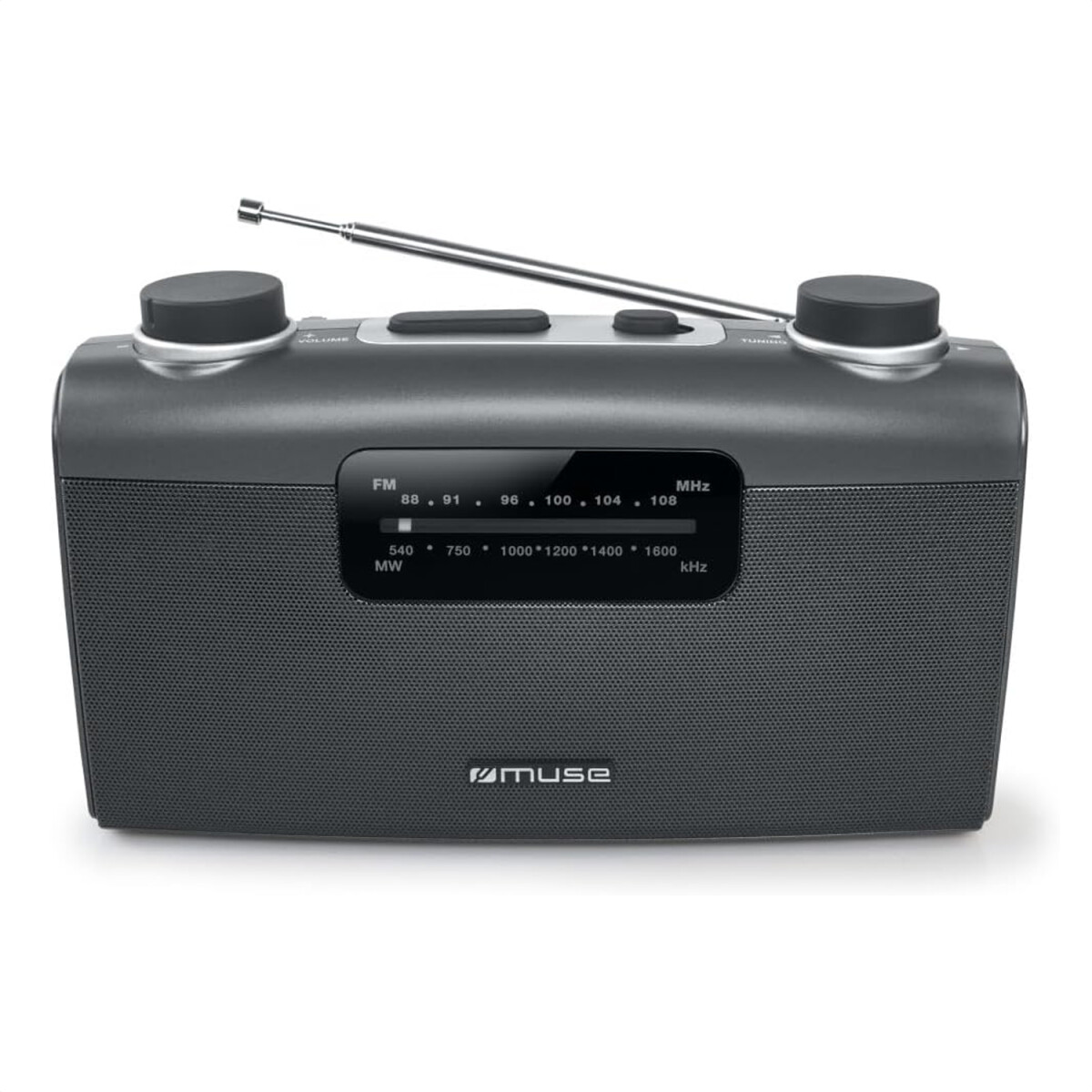 Radio Portátil Muse M058r Doble Banda Ac Dc Pilas - RADIO PORTATIL MUSE M058R 