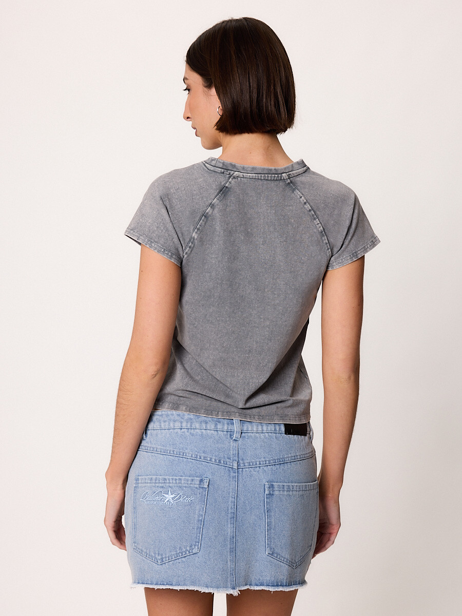 T-SHIRT M/C TISMA DIXIE Gris