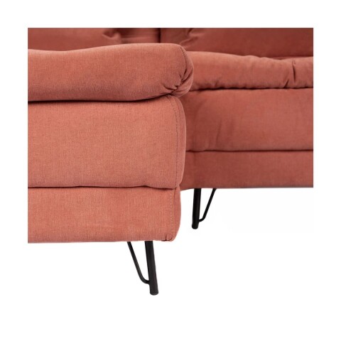 SILLÓN CAMA CON CHAISE- NICE TERRACOTA STEEL ROBLES Sillón Cama Con Chaise- Nice Terracota Steel Robles