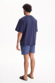 Remera Offline Azul