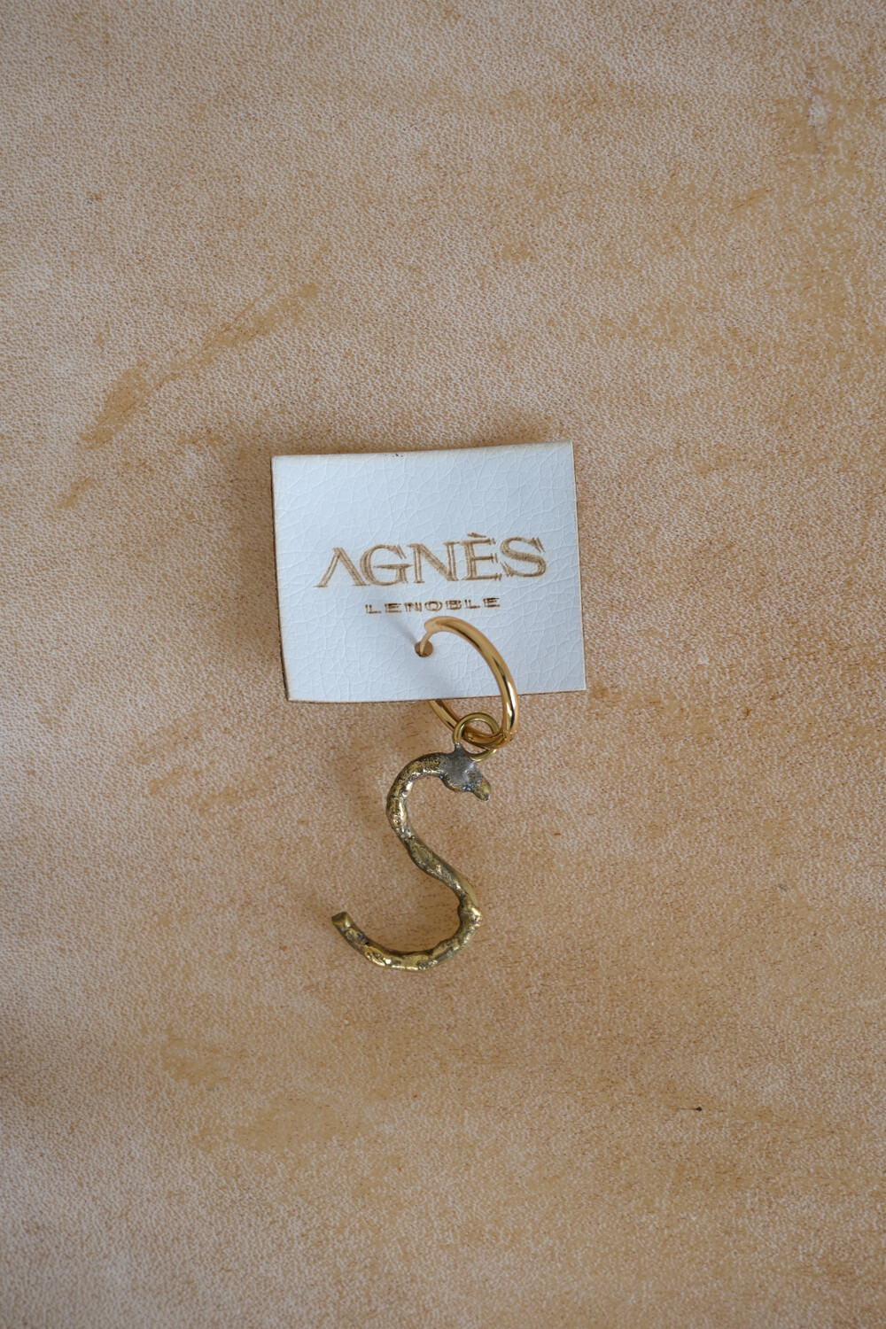 Spelling Earrings Bronce S
