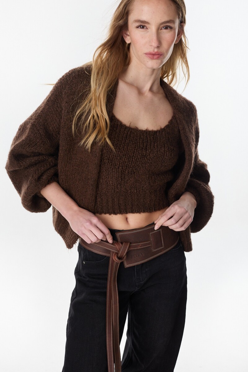 Cardigan Lina Chocolate