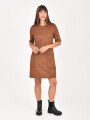 VESTIDO ZELMA MARRON