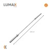Barra Olímpica Profesional Lumax + 2 Mariposas 1.80mts Barra Olímpica Profesional Lumax + 2 Mariposas 1.80mts