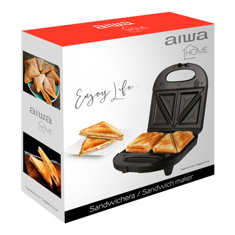 Sandwichera Aiwa Awsd5000 700w 200°c 2 Panes 001