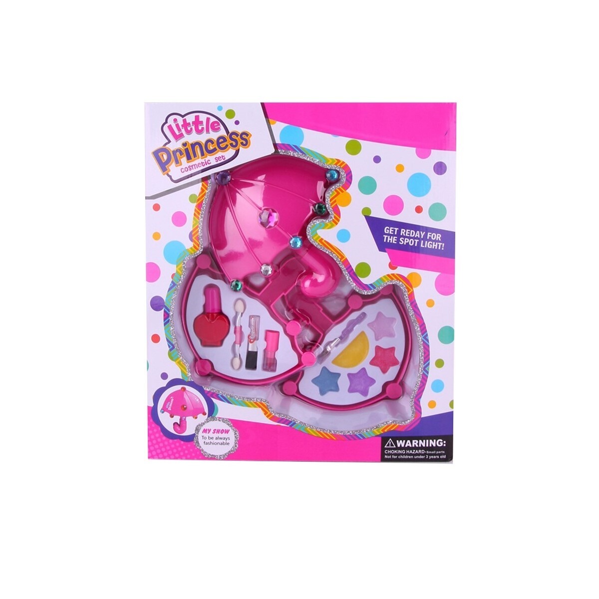 Set de Maquillaje Infantil Paraguas de 2 Pisos 