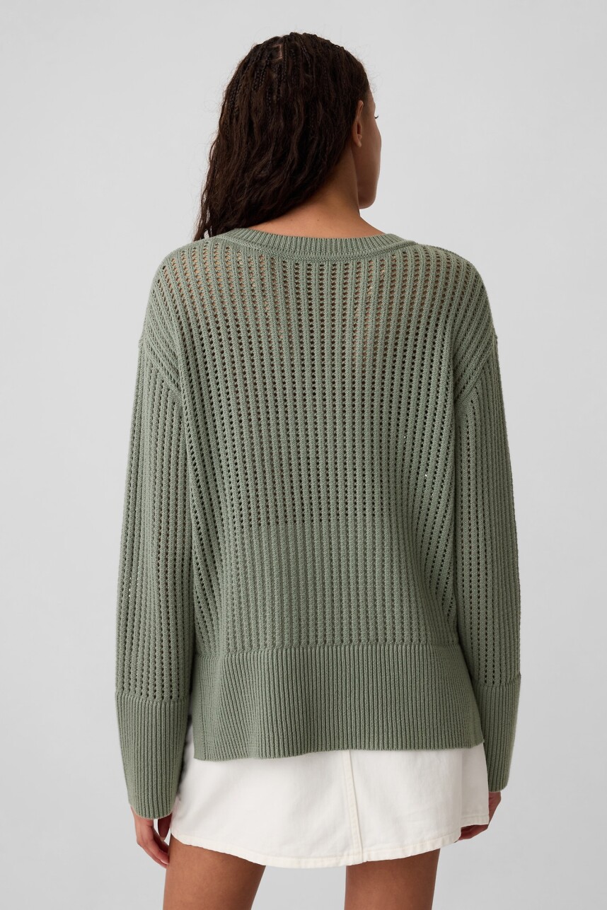 Buzo Cuello V Mujer Vintage Palm