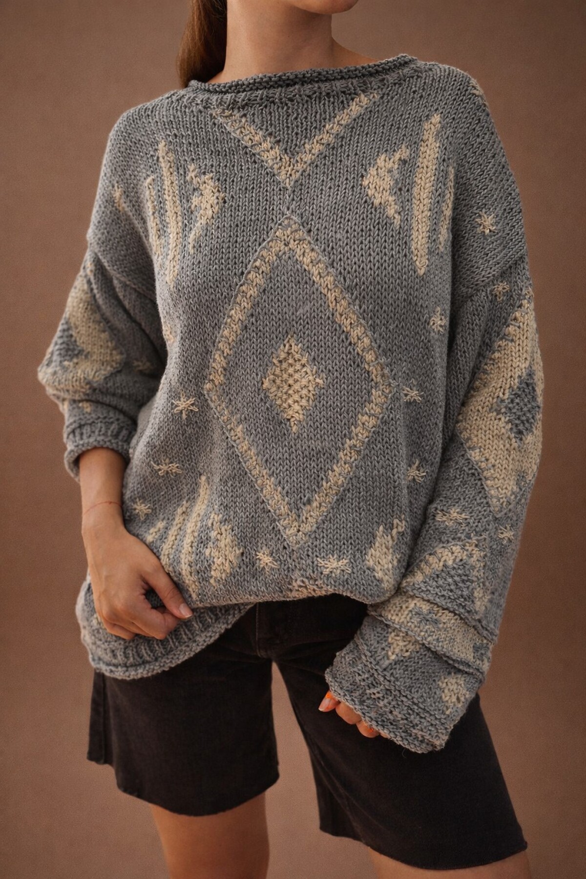 Sweater Gitano Base Gris