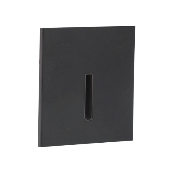Luminaria d/embutir LED cálida 1,5W IP65 90° negro IX4802