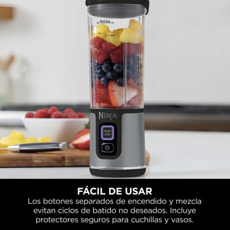 Licuadora Ninja Blast portátil Bc151eubk Negro
