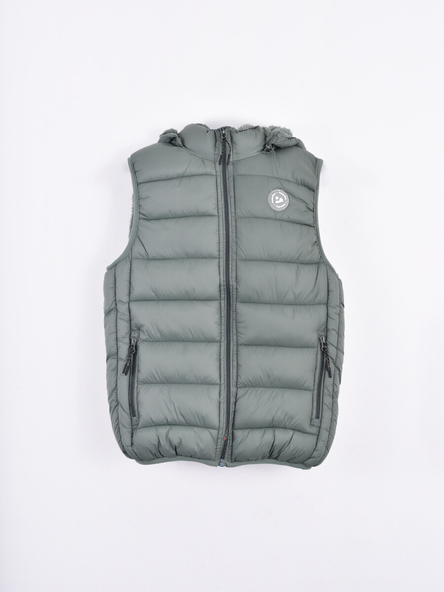 CHALECO JUNCAL - VERDE OSCURO 