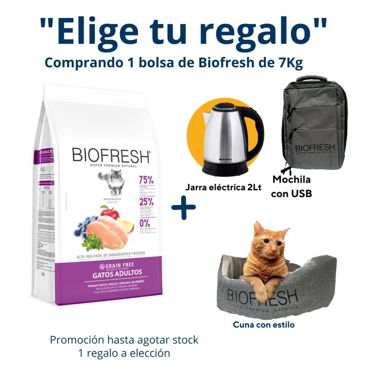 Biofresh Gatos Adultos X 7.5 Kg 