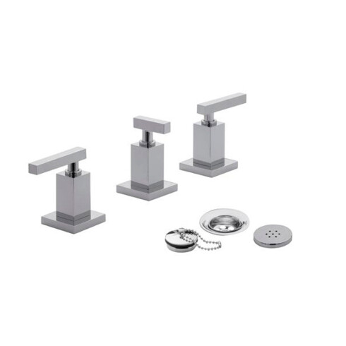 Griferia De Bidet Bimando Cromo Linea Dominic Fv 000