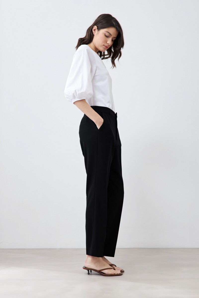 Pantalón slim sastrero negro