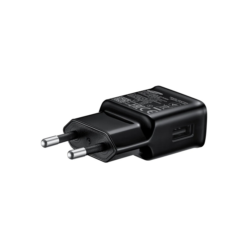 Ficha de carga original Samsung 15W color negro Ficha De Carga Original Samsung 15w Color Negro
