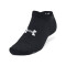 UA Essential No Show 6pk-WHT BLK-002