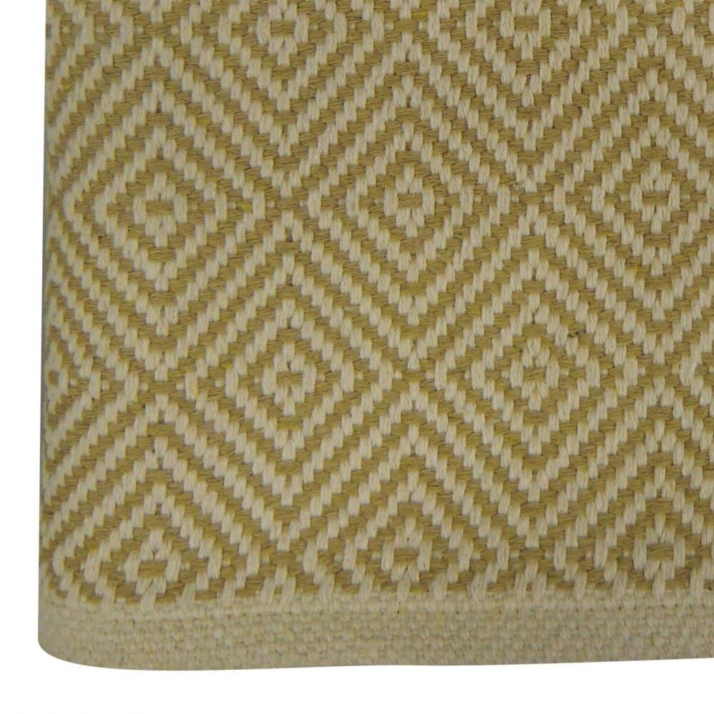 Alfombra Algodón - 70x150 - Zig Zag Beige