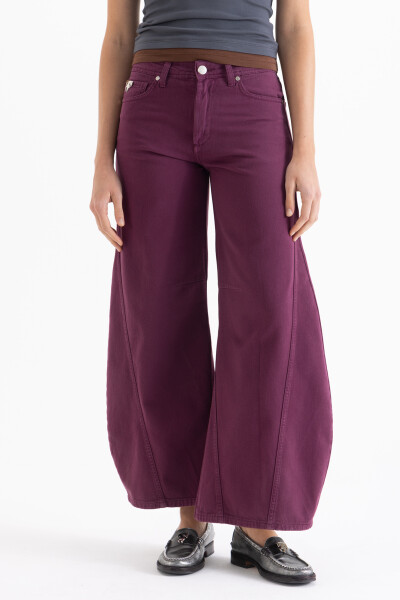 PANTALON FLAME Bordo