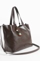 Cartera tote chocolate