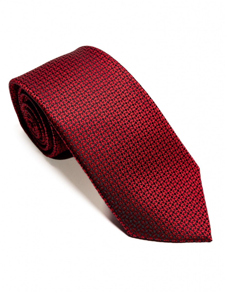 Corbata 8 cm - ROJO 
