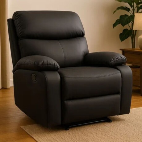 Sillón Reclinable 1 Cuerpo Negro Sillón Reclinable 1 Cuerpo Negro