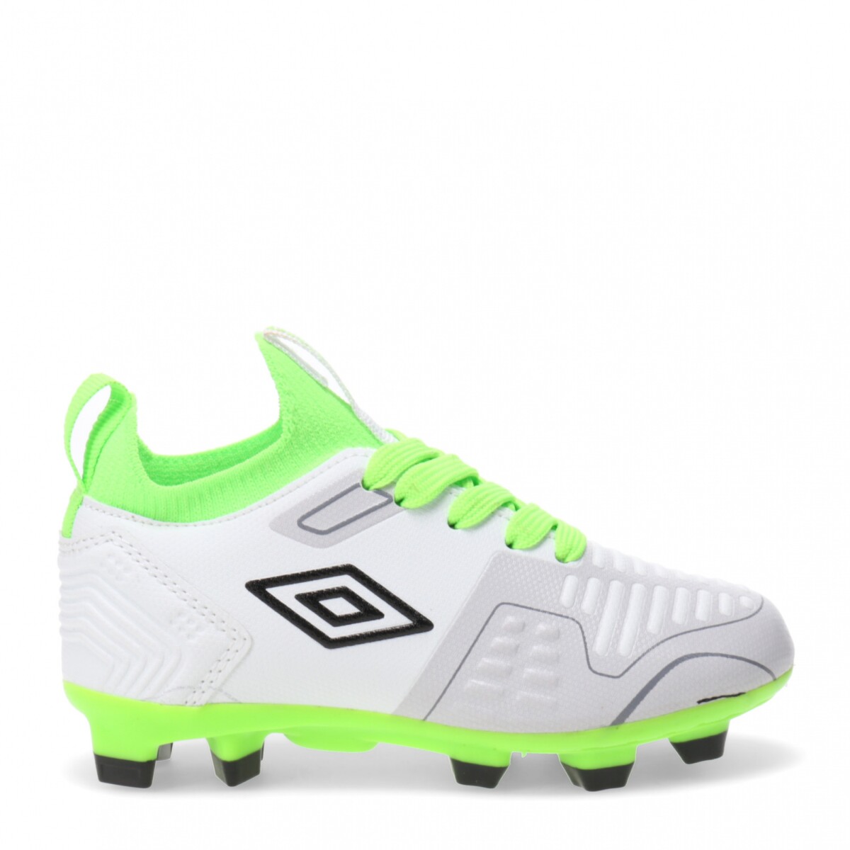 Championes de Niños Umbro Fútbol 11 Flash HG Umbro - Blanco - Verde 