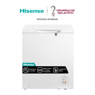 FREEZER HORIZONTAL HISENSE, 5 P.C.,ECO FRIENDLY 001