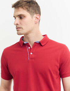 520751 REMERA HARRINGTON LABEL Rojo Oscuro